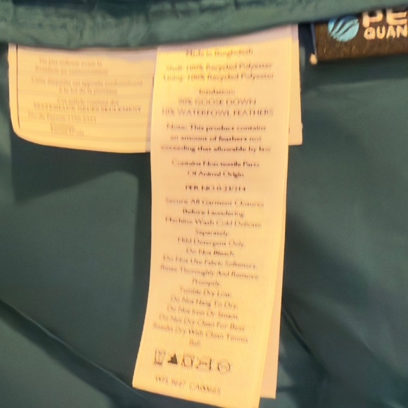 Eddie Bauer Women's Downlight 2.0 Hooded Puffer Jacket Meridian Blue Medium TALL - Picture 13 of 15